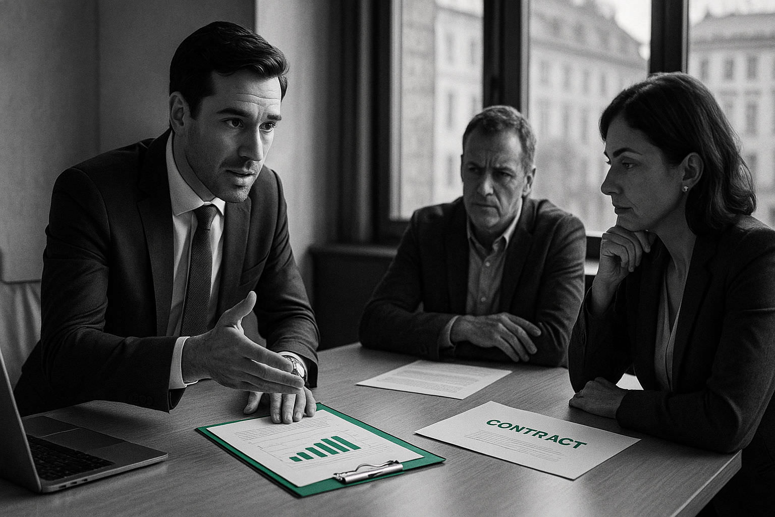 Équipe commerciale performante en négociation client - Test recrutement vendeurs