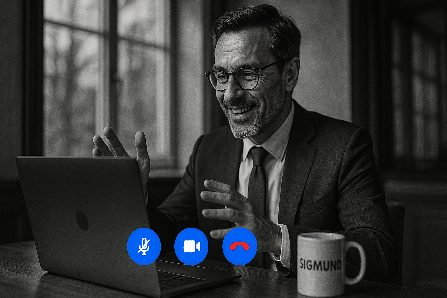 Un consultant SIGMUND en visioconférences