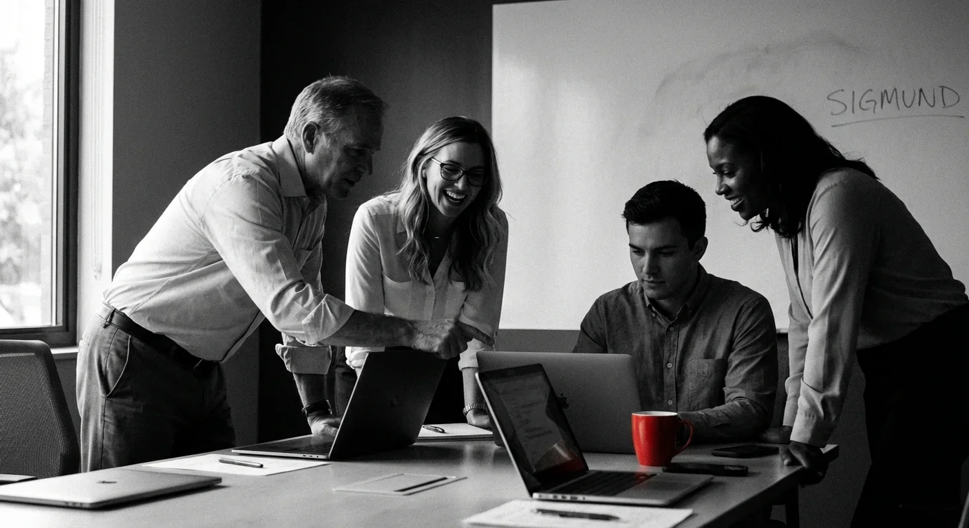 Virtual vs. in-person assessment center comparison graphic showing hybrid model benefits.