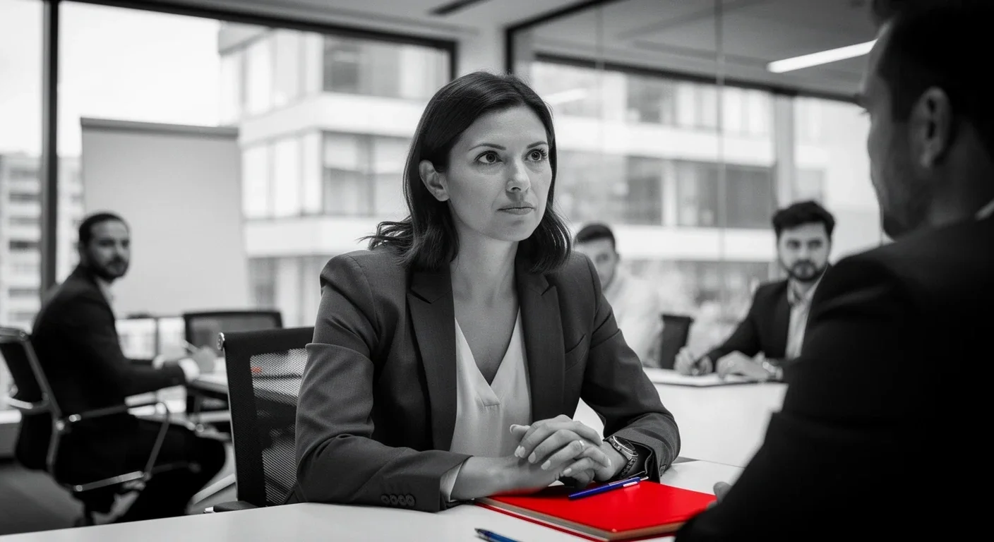 Entretien de recrutement : un manager face à une candidate