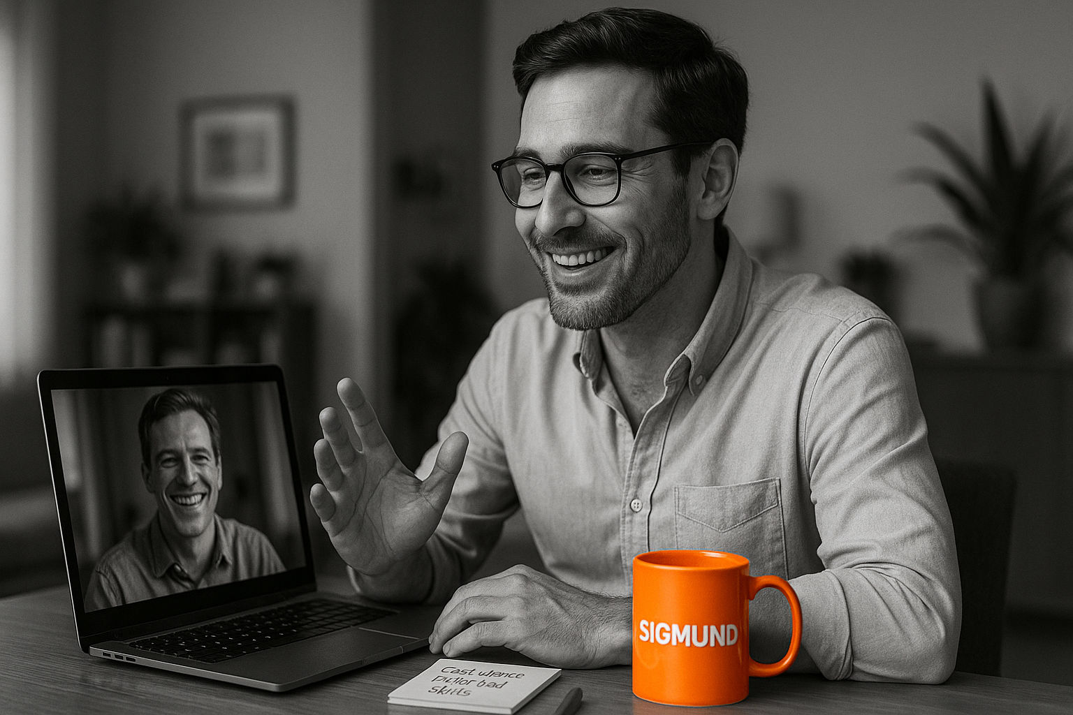 Un consultant RH assiste un client